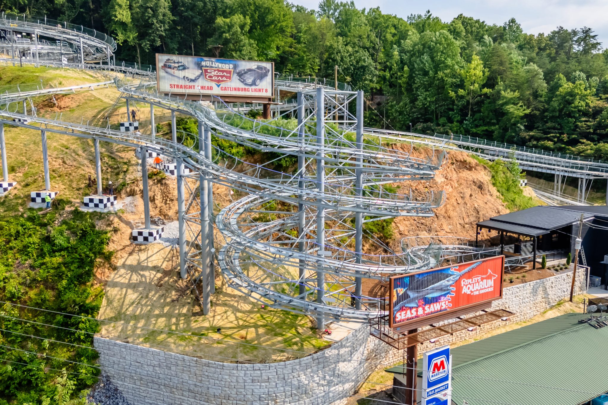 BJ McLeod's Pigeon Forge Racing Coaster opens June 20 - Jayski's