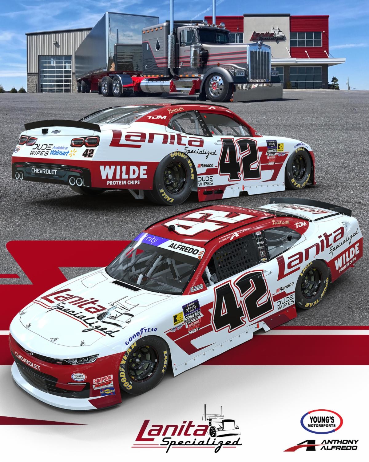 Lanita Specialized sponsoring Anthony Alfredo at Dover - Jayski's