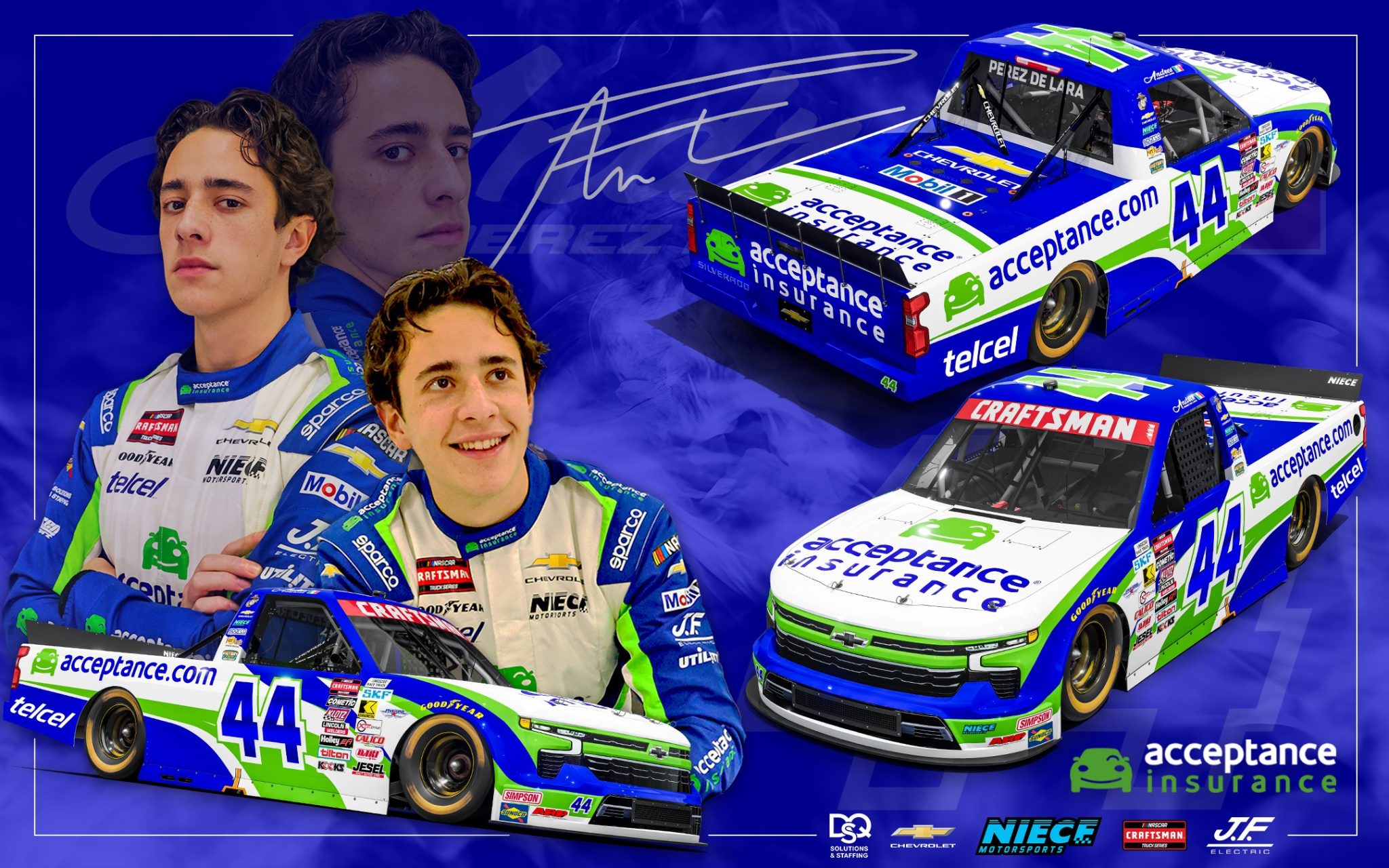 Acceptance Insurance, Niece Motorsports announce new partnership