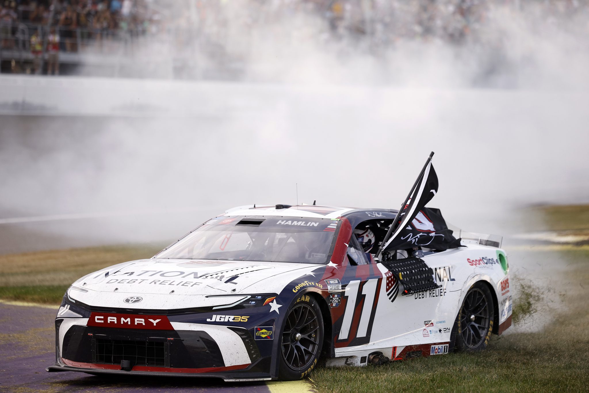 Poise under pressure: Denny Hamlin's remarkable run rolls on