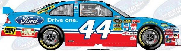 Petty blue Ford