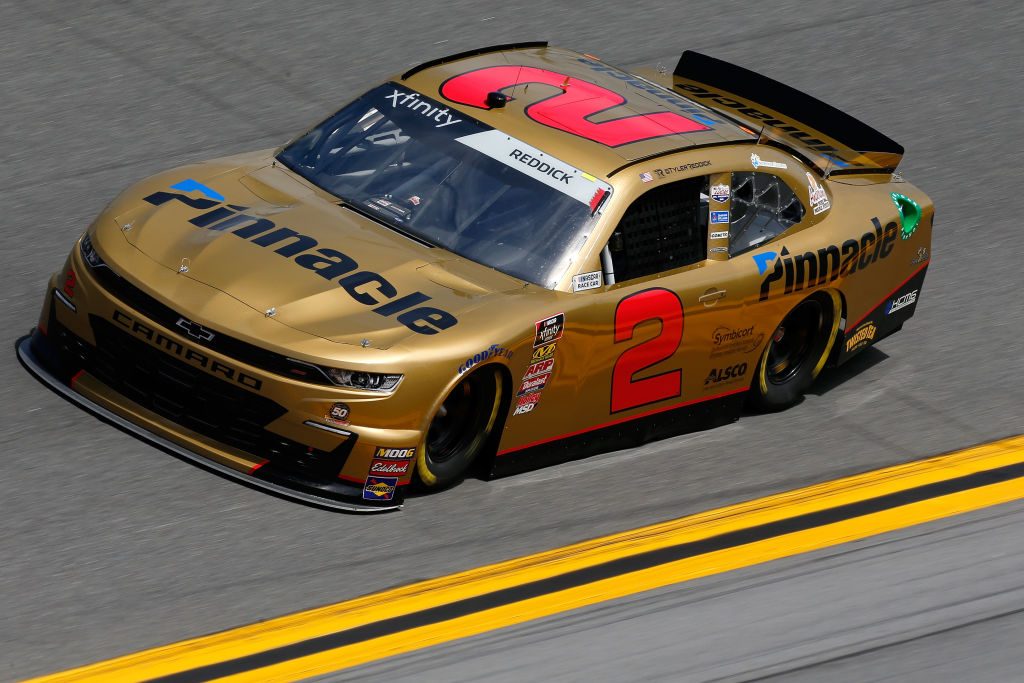 DAYTONA BEACH, FL - FEBRUARY 15: Tyler Reddick, driver of the #2 Pinnacle Financial Partners Chevrolet, during practice for the NASCAR Xfinity Series NASCAR Racing Experience 300 at Daytona International Speedway on February 15, 2019 in Daytona Beach, Florida. (Photo by Jonathan Ferrey/Getty Images) | Getty Images