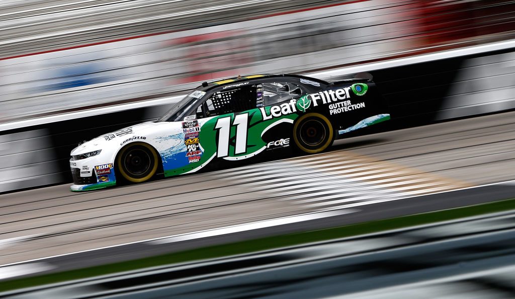 HAMPTON, GA - FEBRUARY 22: Justin Haley, driver of the #11 LeafFilter Gutter Protection Chevrolet, drives during practice for the NASCAR Xfinity Series RINNAI 250 at Atlanta Motor Speedway on February 22, 2019 in Hampton, Georgia. (Photo by Brian Lawdermilk/Getty Images) | Getty Images
