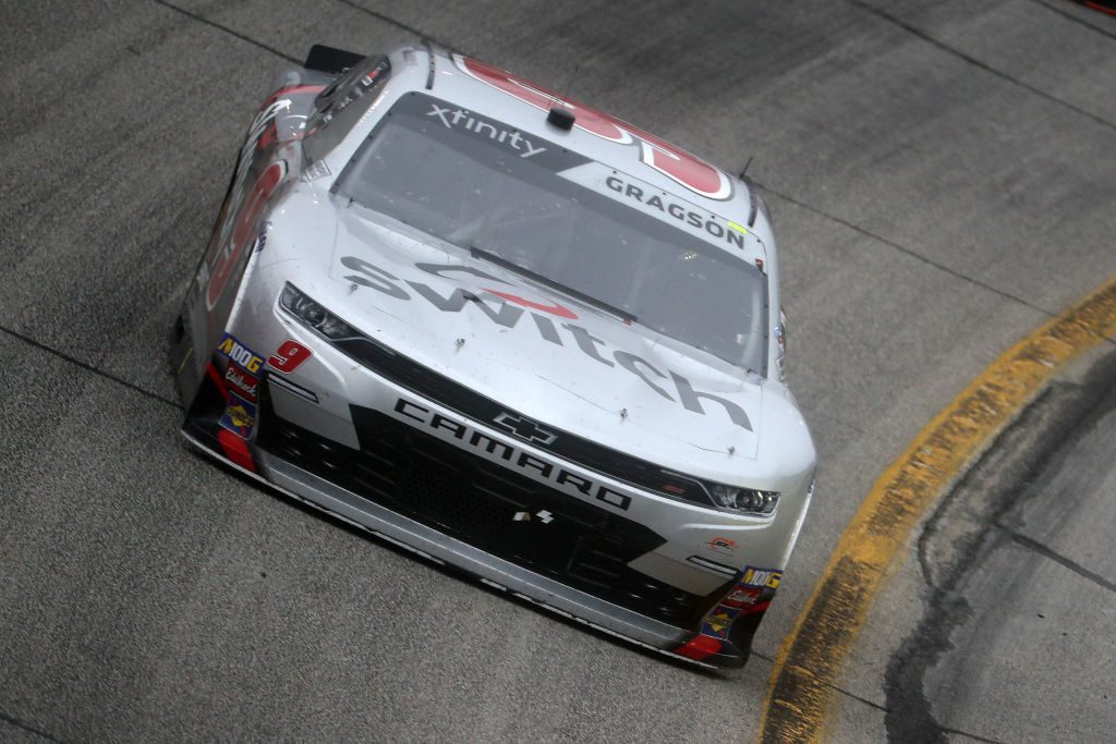 HAMPTON, GA - FEBRUARY 23: Noah Gragson, driver of the #9 Switch Chevrolet, races during the NASCAR Xfinity Series Rinnai 250 at Atlanta Motor Speedway on February 23, 2019 in Hampton, Georgia. (Photo by Chris Graythen/Getty Images) | Getty Images