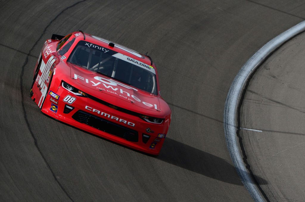 LAS VEGAS, NV - MARCH 01: Gray Gaulding, driver of the #08 Flywheel Chevrolet, practices for the NASCAR Xfinty Series Boyd Gaming 300 at Las Vegas Motor Speedway on March 1, 2019 in Las Vegas, Nevada. (Photo by Robert Laberge/Getty Images) | Getty Images