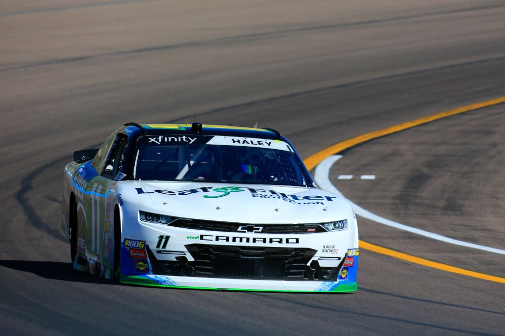 AVONDALE, AZ - MARCH 08: Justin Haley, driver of the #11 LeafFilter Gutter Protection Chevrolet, practices for the NASCAR XFINITY Series iK9 Service Dog 200 at ISM Raceway on March 8, 2019 in Avondale, Arizona. (Photo by Daniel Shirey/Getty Images) | Getty Images
