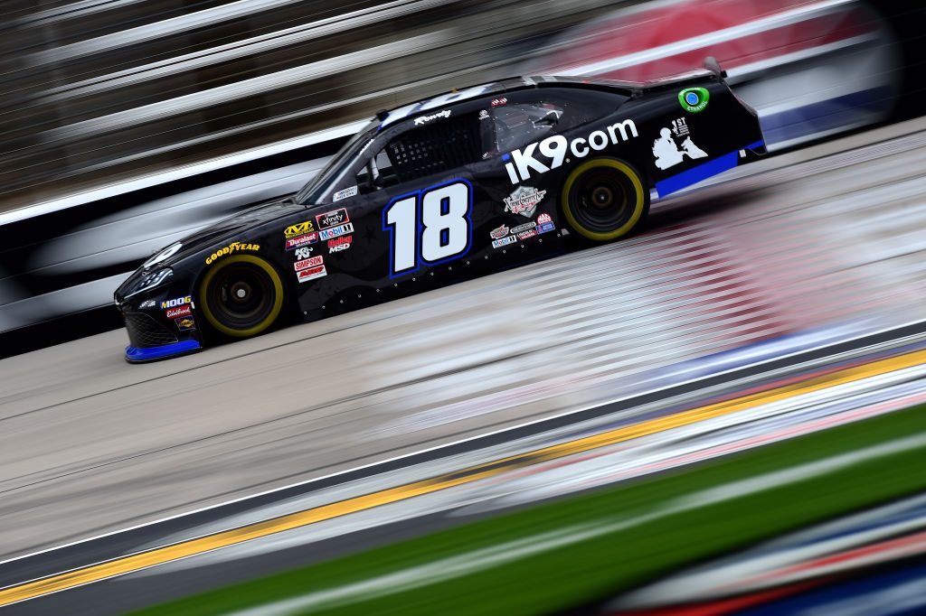 FORT WORTH, TX - MARCH 29: Kyle Busch, driver of the #18 iK9 Toyota, practices for the NASCAR Xfinity Series My Bariatric Solutions 300 at Texas Motor Speedway on March 29, 2019 in Fort Worth, Texas. (Photo by Jared C. Tilton/Getty Images) | Getty Images