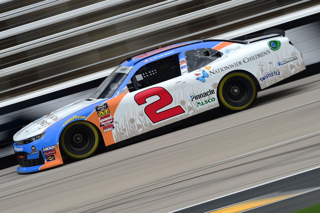 FORT WORTH, TX - MARCH 29: Tyler Reddick, driver of the #2 Nationwide Children's Hospital Chevrolet, drives during practice for the NASCAR Xfinity Series My Bariatric Solutions 300 at Texas Motor Speedway on March 29, 2019 in Fort Worth, Texas. (Photo by Jared C. Tilton/Getty Images) | Getty Images