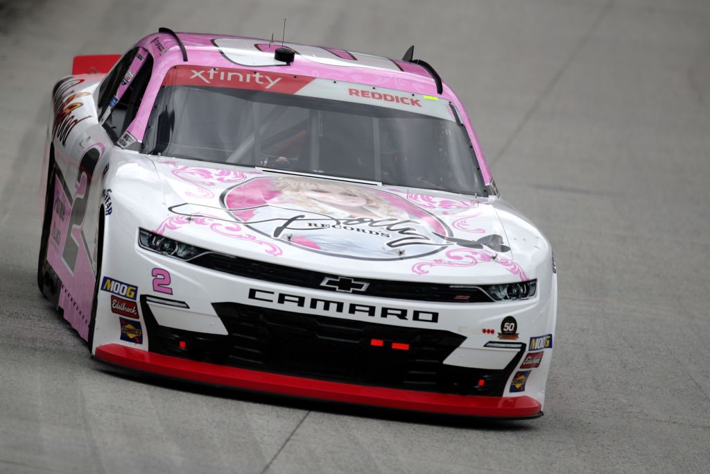 BRISTOL, TN - APRIL 05: Tyler Reddick, driver of the #2 Dolly Parton Chevrolet, practices for the NASCAR Xfinity Series Alsco 300 at Bristol Motor Speedway on April 5, 2019 in Bristol, Tennessee. (Photo by Donald Page/Getty Images) | Getty Images