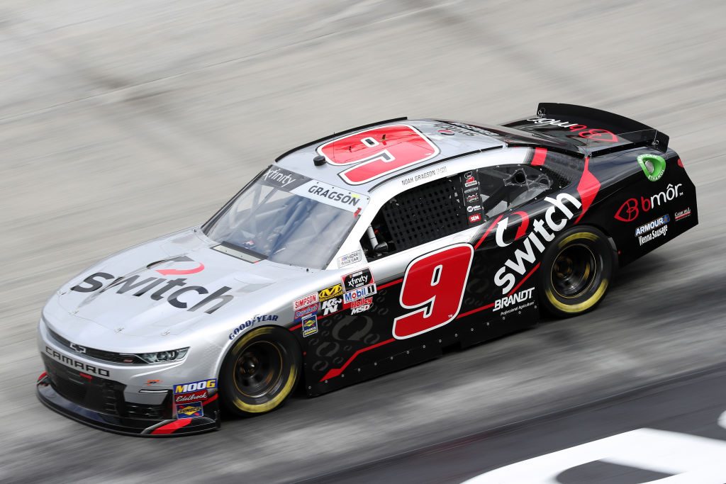 BRISTOL, TN - APRIL 05: Noah Gragson, driver of the #9 Switch Chevrolet, drives during practice for the NASCAR Xfinity Series Alsco 300 at Bristol Motor Speedway on April 5, 2019 in Bristol, Tennessee. (Photo by Chris Graythen/Getty Images) | Getty Images