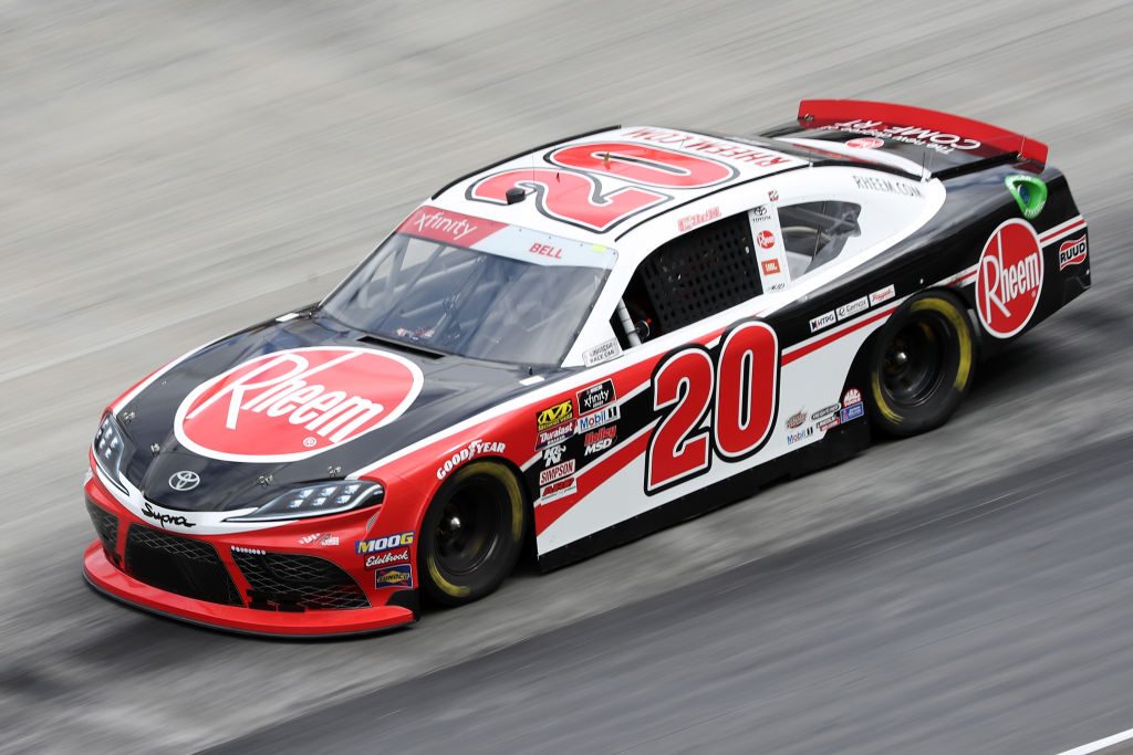 BRISTOL, TN - APRIL 05: Christopher Bell, driver of the #20 Rheem Toyota, drives during practice for the NASCAR Xfinity Series Alsco 300 at Bristol Motor Speedway on April 5, 2019 in Bristol, Tennessee. (Photo by Chris Graythen/Getty Images) | Getty Images