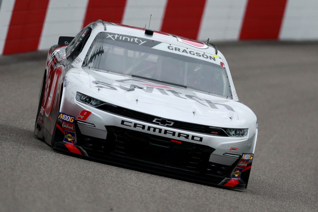RICHMOND, VA - APRIL 12: Noah Gragson, driver of the #9 Switch Chevrolet, drives during practice for the NASCAR Xfinity Series ToyotaCare 250 at Richmond Raceway on April 12, 2019 in Richmond, Virginia. (Photo by Sean Gardner/Getty Images) | Getty Images