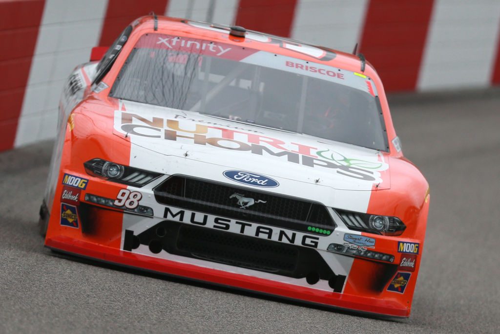 RICHMOND, VA - APRIL 12: Chase Briscoe, driver of the #98 Nutri Chomps Ford, practices for the NASCAR Xfinity Series ToyotaCare 250 at Richmond Raceway on April 12, 2019 in Richmond, Virginia. (Photo by Sean Gardner/Getty Images) | Getty Images