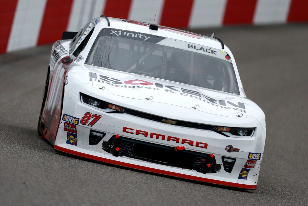 RICHMOND, VA - APRIL 12: Ray Black II, driver of the #07 ISOKERNFrplcs&Chmny/ScbaLfe Chevrolet, practices for the NASCAR Xfinity Series ToyotaCare 250 at Richmond Raceway on April 12, 2019 in Richmond, Virginia. (Photo by Sean Gardner/Getty Images) | Getty Images