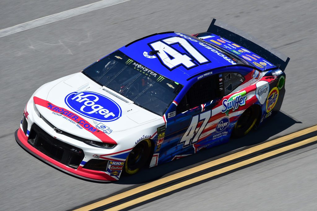 TALLADEGA, AL - APRIL 26: Ryan Preece, driver of the #47 Kroger Chevrolet, practices for the Monster Energy NASCAR Cup Series GEICO 500 at Talladega Superspeedway on April 26, 2019 in Talladega, Alabama. (Photo by Jared C. Tilton/Getty Images) | Getty Images