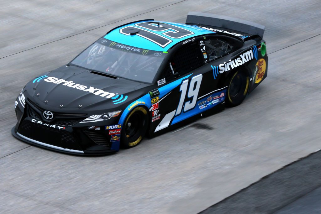 DOVER, DE - MAY 03: Martin Truex Jr., driver of the #19 SiriusXM Toyota, practices for the Monster Energy NASCAR Cup Series Gander RV 400 at Dover International Speedway on May 3, 2019 in Dover, Delaware. (Photo by Sean Gardner/Getty Images) | Getty Images