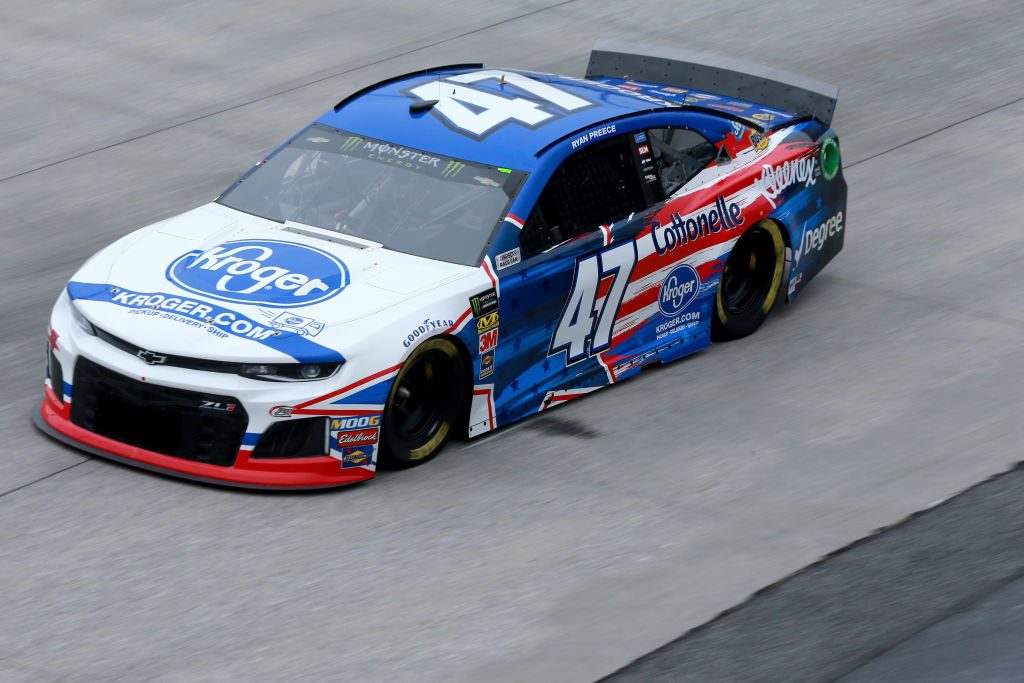 DOVER, DE - MAY 03: Ryan Preece, driver of the #47 Kroger Chevrolet, practices for the Monster Energy NASCAR Cup Series Gander RV 400 at Dover International Speedway on May 3, 2019 in Dover, Delaware. (Photo by Sean Gardner/Getty Images) | Getty Images