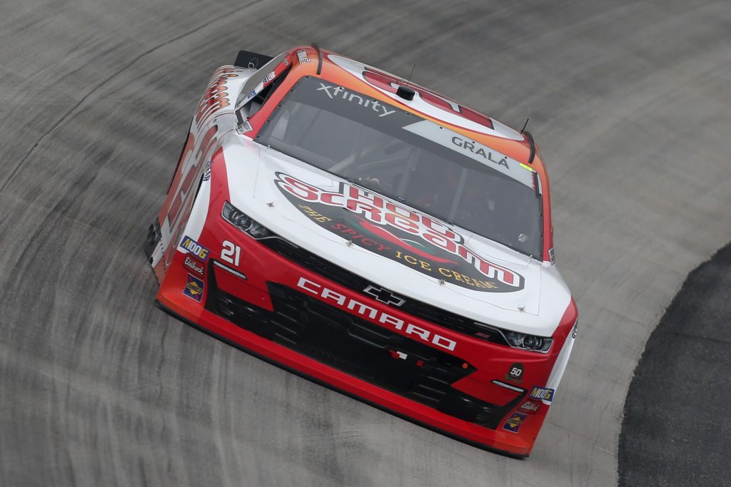 DOVER, DE - MAY 03: Kaz Grala, driver of the #21 HotScream Chevrolet, drives during practice for the NASCAR Xfinity Series Allied Steel Buildings 200 at Dover International Speedway on May 3, 2019 in Dover, Delaware. (Photo by Matt Sullivan/Getty Images) | Getty Images