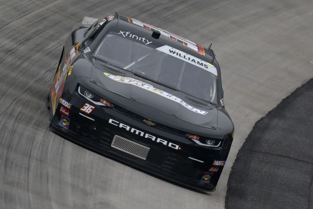DOVER, DE - MAY 03: Josh Williams, driver of the #36 DGM Racing Chevrolet, drives during practice for the NASCAR Xfinity Series Allied Steel Buildings 200 at Dover International Speedway on May 3, 2019 in Dover, Delaware. (Photo by Matt Sullivan/Getty Images) | Getty Images
