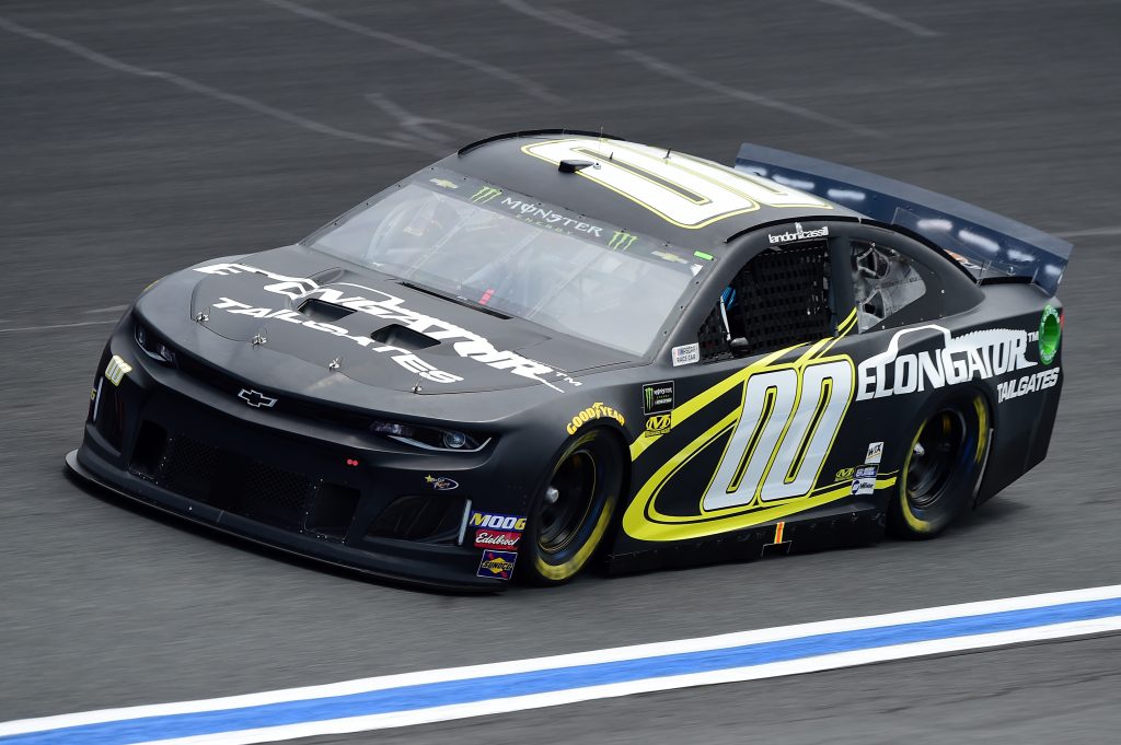 CHARLOTTE, NC - MAY 17: Landon Cassill, driver of the #00 Elongator Tailgates Chevrolet, practices for the Monster Energy NASCAR Cup Series All-Star Race and the Monster Energy NASCAR Cup Series Open Race at Charlotte Motor Speedway on May 17, 2019 in Charlotte, North Carolina. (Photo by Jared C. Tilton/Getty Images) | Getty Images