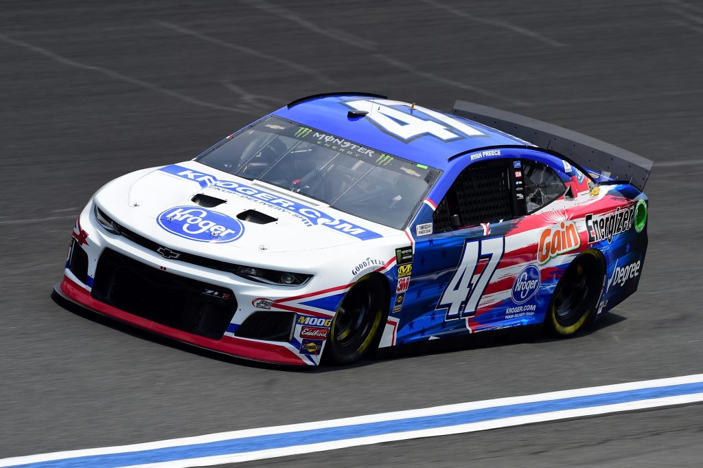 CHARLOTTE, NC - MAY 17: Ryan Preece, driver of the #47 Kroger Chevrolet, practices for the Monster Energy NASCAR Cup Series All-Star Race and the Monster Energy NASCAR Cup Series Open Race at Charlotte Motor Speedway on May 17, 2019 in Charlotte, North Carolina. (Photo by Jared C. Tilton/Getty Images) | Getty Images
