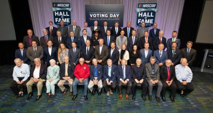 CHARLOTTE, NC - MAY 22: 2019  The voting panel poses for a photo before the NASCAR Hall of Fame Voting Day at the Charlotte Convention Center on May 22, 2019 in Charlotte, North Carolina. (Photo by Jason Miczek/Getty Images) | Getty Images