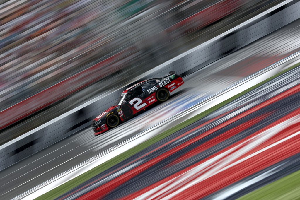 CHARLOTTE, NORTH CAROLINA - MAY 25: Tyler Reddick, driver of the #2 TAME the BEAST Chevrolet, races during the NASCAR Xfinity Series Alsco 300 at Charlotte Motor Speedway on May 25, 2019 in Charlotte, North Carolina. (Photo by Streeter Lecka/Getty Images) | Getty Images