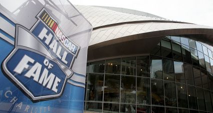CHARLOTTE, NC - MAY 11: A general view of the NASCAR Hall of Fame. Jimmy Johnson Hall of Fame Nominee Class of 2024