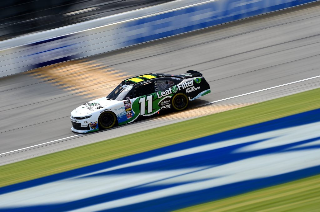JOLIET, ILLINOIS - JUNE 28: Justin Haley, driver of the #11 LeafFilter Gutter Protection Chevrolet, practices for the NASCAR Xfinity Series Camping World 300 at Chicagoland Speedway on June 28, 2019 in Joliet, Illinois. (Photo by Jared C. Tilton/Getty Images) | Getty Images