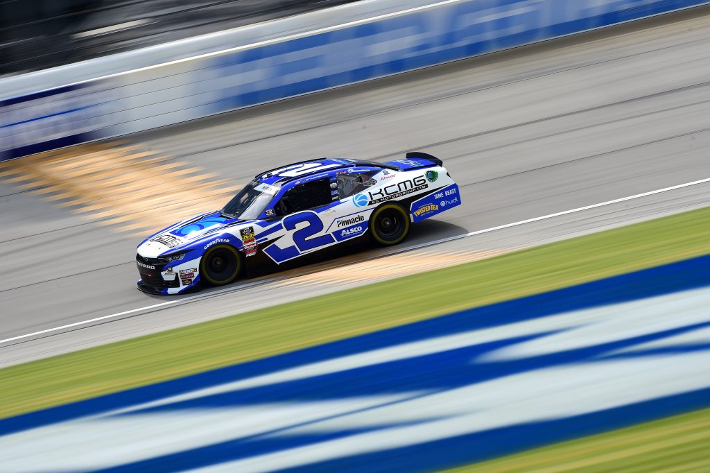JOLIET, ILLINOIS - JUNE 28: Tyler Reddick, driver of the #2 KC Motorgroup Chevrolet, practices for the NASCAR Xfinity Series Camping World 300 at Chicagoland Speedway on June 28, 2019 in Joliet, Illinois. (Photo by Jared C. Tilton/Getty Images) | Getty Images