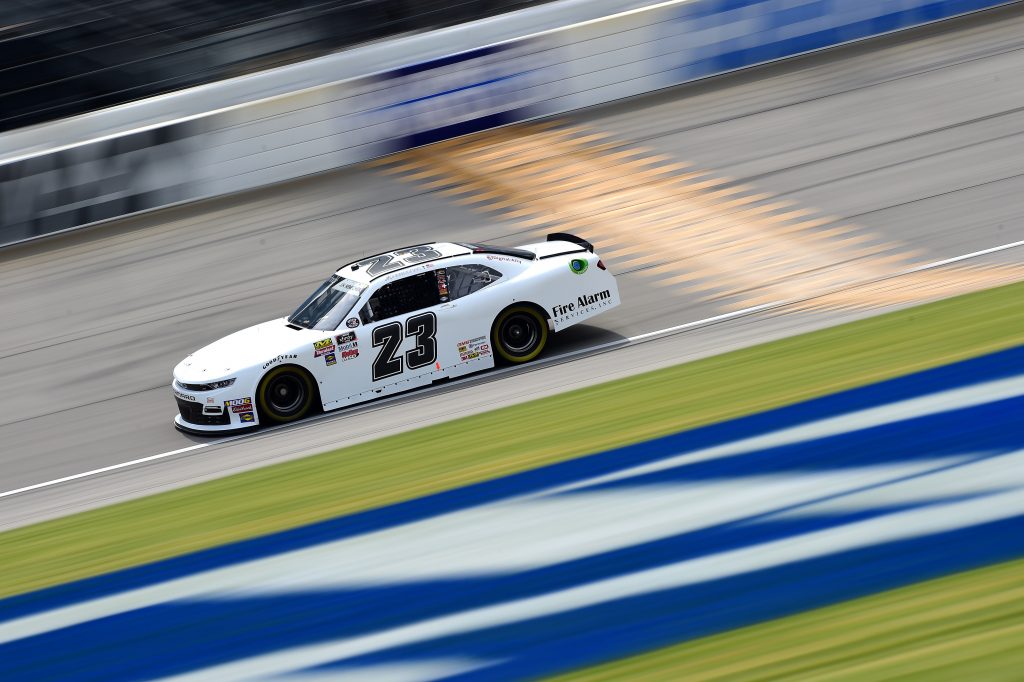 JOLIET, ILLINOIS - JUNE 28: John Hunter Nemechek, driver of the #23 Chevrolet, practices for the NASCAR Xfinity Series Camping World 300 at Chicagoland Speedway on June 28, 2019 in Joliet, Illinois. (Photo by Jared C. Tilton/Getty Images) | Getty Images