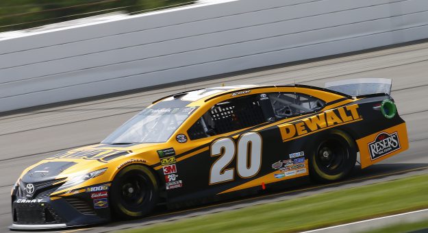 LONG POND, PENNSYLVANIA - MAY 31: Erik Jones, driver of the #20 DeWalt Toyota, practices for the Monster Energy NASCAR Cup Series Pocono 400 at Pocono Raceway on May 31, 2019 in Long Pond, Pennsylvania. (Photo by Jonathan Ferrey/Getty Images) | Getty Images