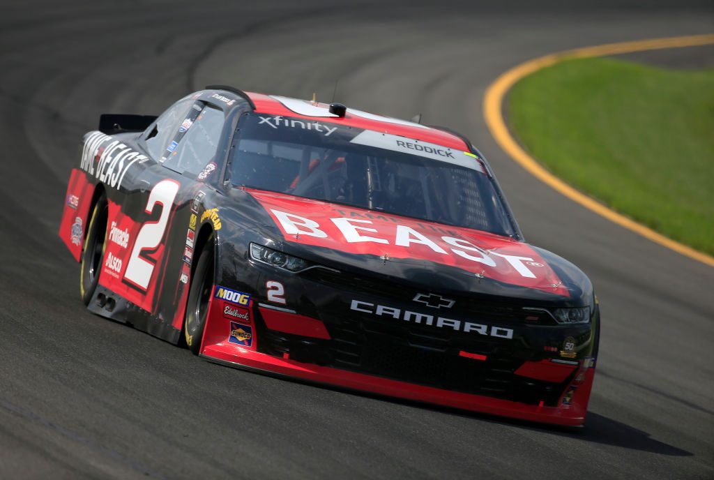 LONG POND, PENNSYLVANIA - MAY 31: Tyler Reddick, driver of the #2 TAME the BEAST Chevrolet, practices for the NASCAR Xfinity Series Pocono Green 250 at Pocono Raceway on May 31, 2019 in Long Pond, Pennsylvania. (Photo by Chris Trotman/Getty Images) | Getty Images