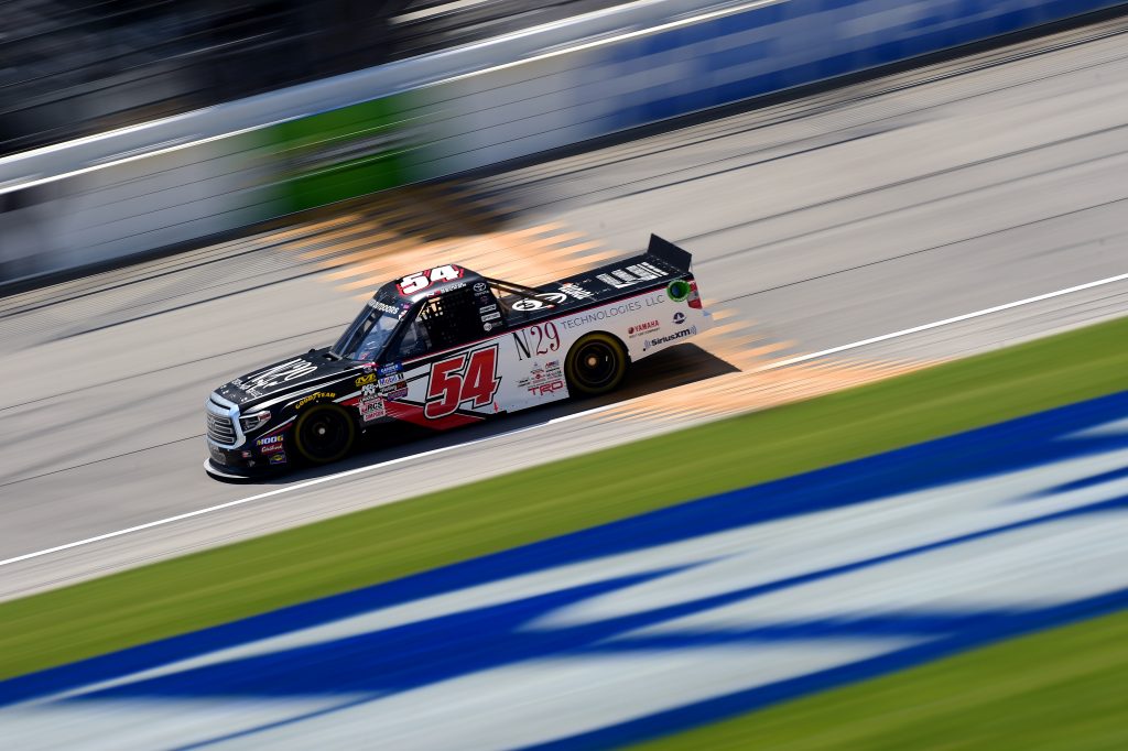 JOLIET, ILLINOIS - JUNE 27: Natalie Decker, driver of the #54 N29 Technologies LLC Toyota, practices for the NASCAR Gander Outdoors Truck Series Camping World 225 at Chicagoland Speedway on June 27, 2019 in Joliet, Illinois. (Photo by Jared C. Tilton/Getty Images) | Getty Images