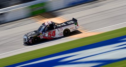 JOLIET, ILLINOIS - JUNE 27: Natalie Decker, driver of the #54 N29 Technologies LLC Toyota, practices for the NASCAR Gander Outdoors Truck Series Camping World 225 at Chicagoland Speedway on June 27, 2019 in Joliet, Illinois. (Photo by Jared C. Tilton/Getty Images) | Getty Images