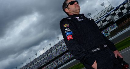 DAYTONA BEACH, FL - FEBRUARY 21:  Jeff Green, driver of the #10 TriStar Motorsports Toyota, walks on the grid during qualifying for the NASCAR XFINITY Series Alert Today Florida 300 at Daytona International Speedway on February 21, 2015 in Daytona Beach, Florida.  (Photo by Robert Laberge/Getty Images) | Getty Images