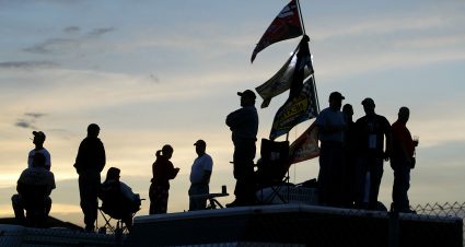 WEST ALLIS, WI - JUNE 24:  Fans stand on top of campers and watch the AT&T 250 race on June 24, 2006 at the Milwaukee Mile in West Allis, Wisconsin.  (Photo by Jonathan Daniel/Getty Images) | Getty Images