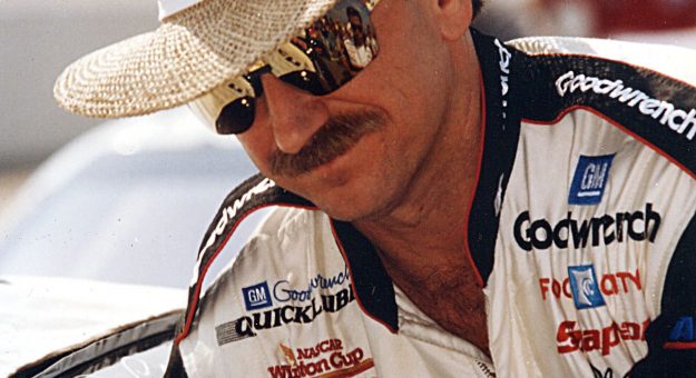 DARLINGTON, SC - MARCH 1994:  Dale Earnhardt recorded his ninth career win at Darlington in 1994, just one shy of David Pearson?s all-time mark of 10.  (Photo by ISC Archives via Getty Images)