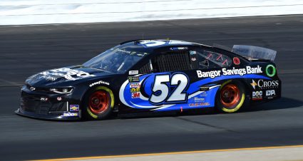 LOUDON, NEW HAMPSHIRE - JULY 19: Austin Theriault, driver of the #52 BANGOR SAVINGS BANK Chevrolet, qualifies for the Monster Energy NASCAR Cup Series Foxwoods Resort Casino 301 at New Hampshire Motor Speedway on July 19, 2019 in Loudon, New Hampshire. (Photo by Jared C. Tilton/Getty Images) | Getty Images
