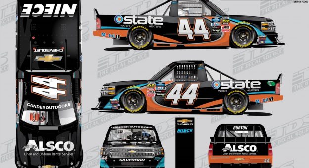 Visit Jeb Burton to have State Water Heaters, Alsco sponsorship with Niece in Kentucky page