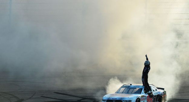 Visit Chase Briscoe chases down Christopher Bell for Iowa victory page