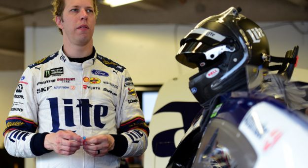 DAYTONA BEACH, FLORIDA - JULY 04: Brad Keselowski, driver of the #2 Miller Lite Ford, stands in the garage area during practice for the Monster Energy NASCAR Cup Series Coke Zero Sugar 400 at Daytona International Speedway on July 04, 2019 in Daytona Beach, Florida. (Photo by Jared C. Tilton/Getty Images) | Getty Images