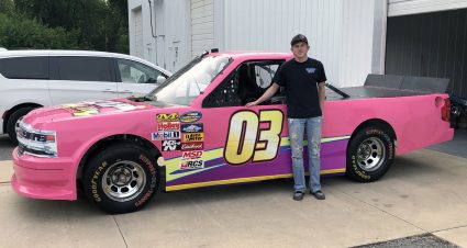 Jake Griffin With His Eldora Truck