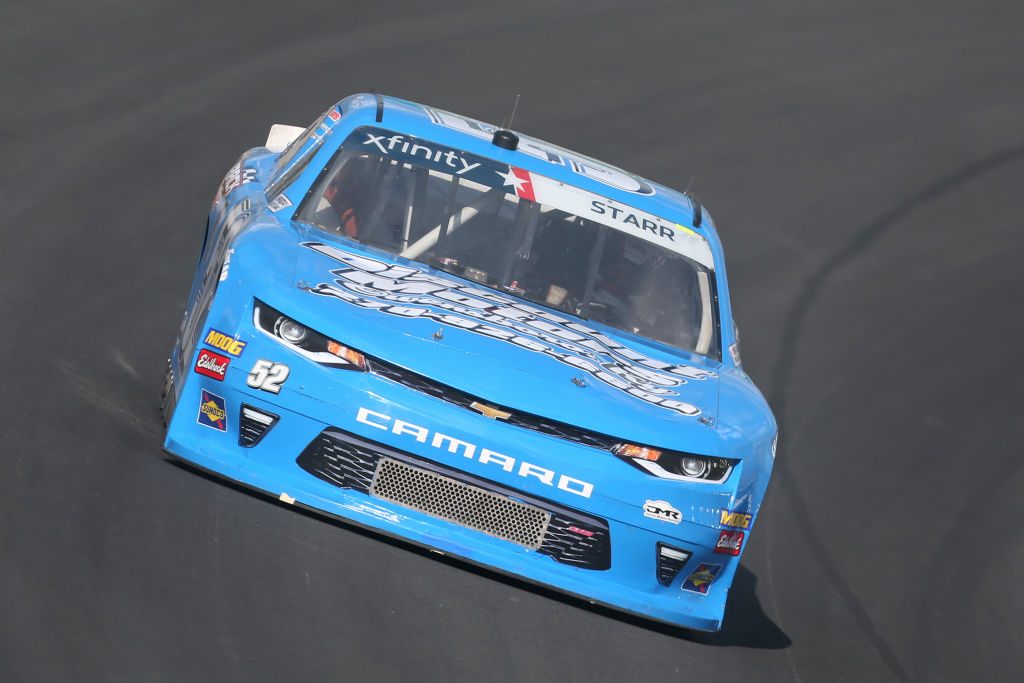 SPARTA, KENTUCKY - JULY 11: David Starr, driver of the #52 CircleTrack/DiscountMotors/DonAdamsT Chevrolet, drives during practice for the NASCAR Xfinity Series Alsco 300 at Kentucky Speedway on July 11, 2019 in Sparta, Kentucky. (Photo by Matt Sullivan/Getty Images) | Getty Images