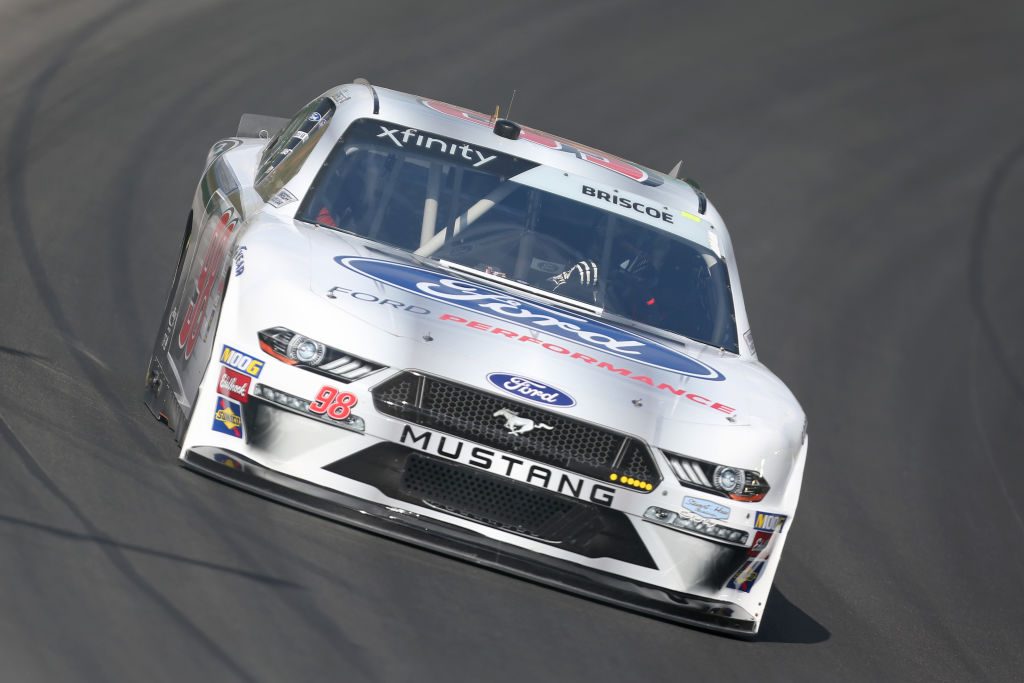 SPARTA, KENTUCKY - JULY 11: Chase Briscoe, driver of the #98 Ford Performance Ford, drives during practice for the NASCAR Xfinity Series Alsco 300 at Kentucky Speedway on July 11, 2019 in Sparta, Kentucky. (Photo by Matt Sullivan/Getty Images) | Getty Images