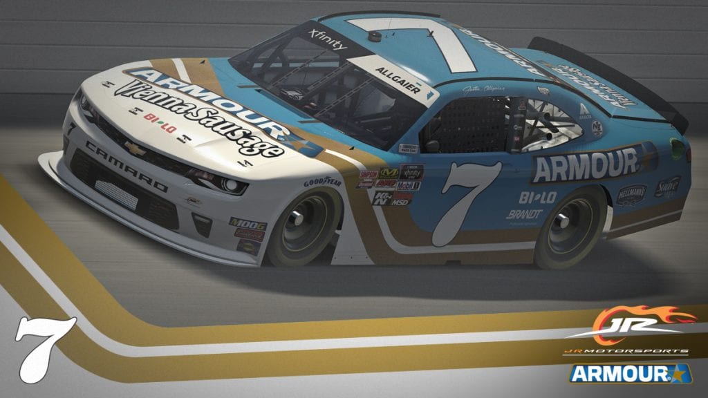 2019 08 13 Justin Allgaier Armour Throwback Unveil