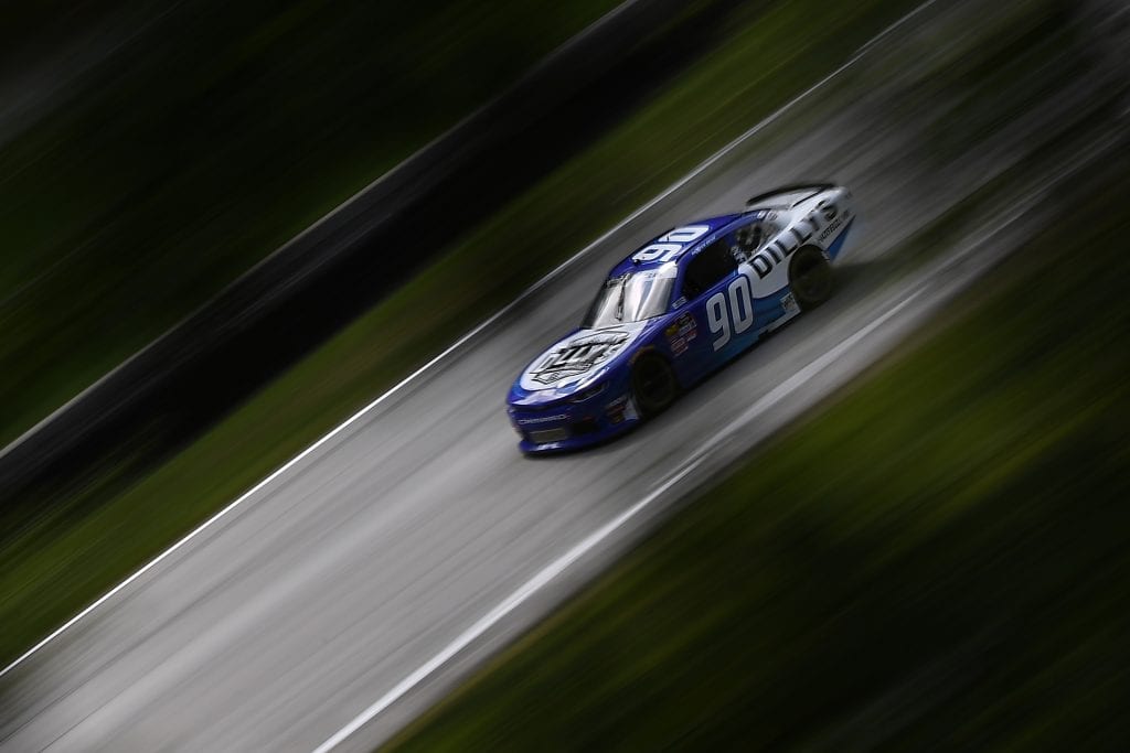 ELKHART LAKE, WISCONSIN - AUGUST 23: Dexter Bean, driver of the #90 Thetford Chevrolet, drives during practice for the NASCAR Xfinity Series CTECH Manufacturing 180 at Road America on August 23, 2019 in Elkhart Lake, Wisconsin. (Photo by Stacy Revere/Getty Images) | Getty Images