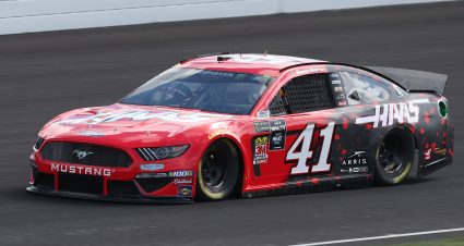 INDIANAPOLIS, INDIANA - SEPTEMBER 07: Daniel Suarez, driver of the #41 Haas Automation Ford, drives during practice for the Monster Energy NASCAR Cup Series Big Machine Vodka 400 at Indianapolis Motor Speedway on September 07, 2019 in Indianapolis, Indiana. (Photo by Matt Sullivan/Getty Images) | Getty Images