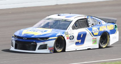 Chase Elliott’s 2019 #9 NAPA Auto Parts Chevrolet paint scheme.