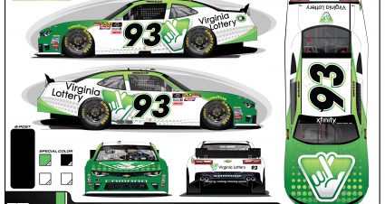 2019 NASCAR Xfinity Series #93 Hermie Sadler Chevrolet paint scheme